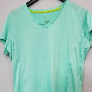 Mint Green Just Be Sport 1X Athletic Top Soft Performance Wear